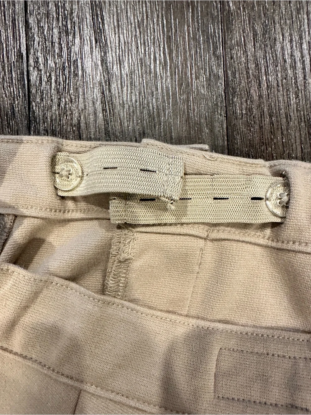 Old Navy - girls khaki knit pants/jeggings - school uniform - Back to School